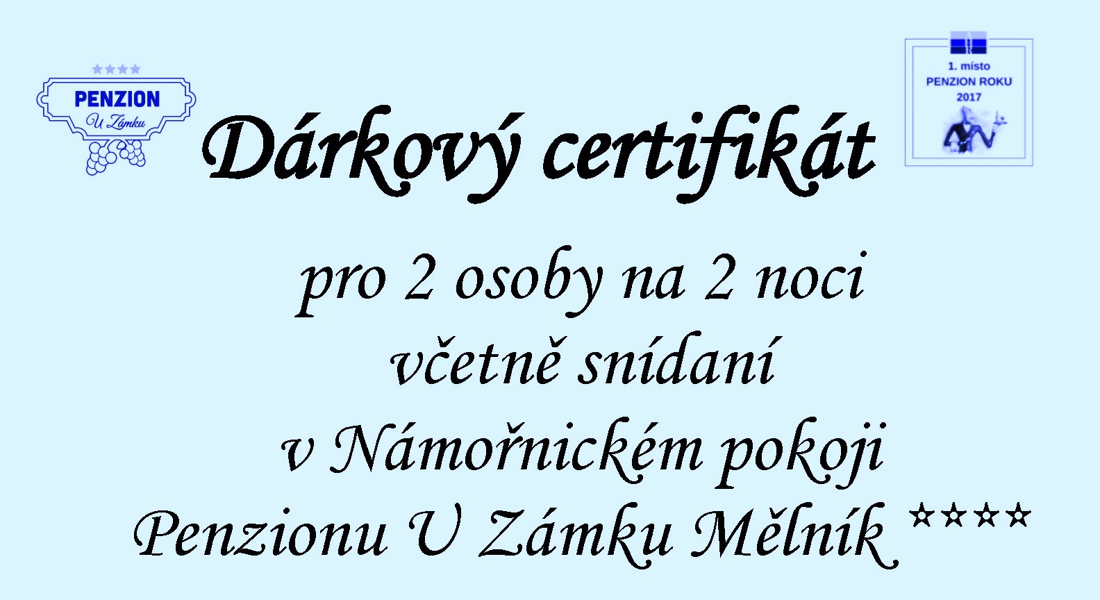 Dárkový certifikát