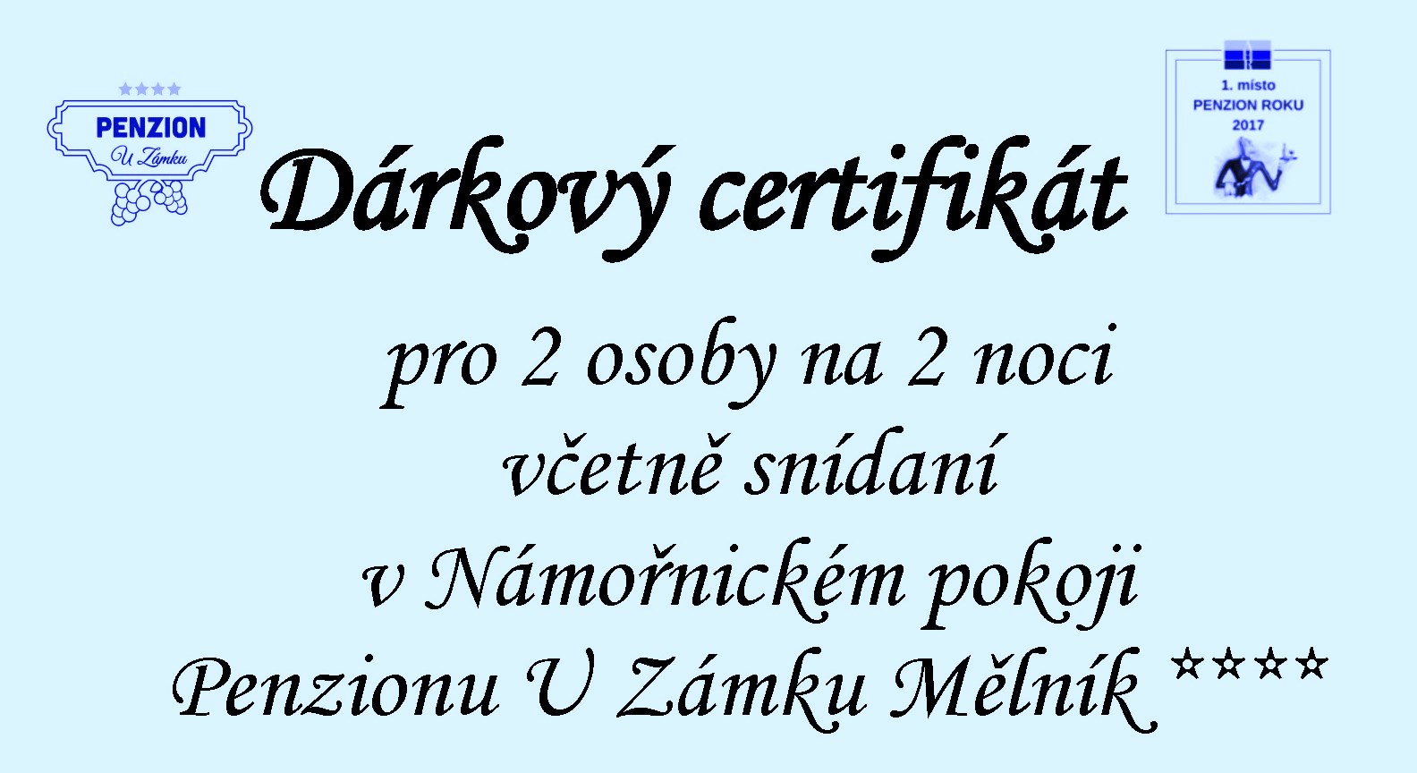 Dárkový certifikát